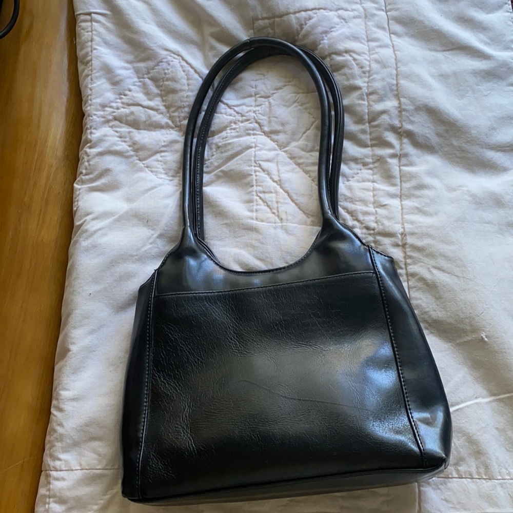 Black Leather Purse